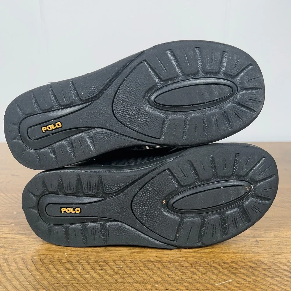 Polo Ralph Lauren Boots Toddler 1 Black Lansing Snow Winter Lace‎ Up Outdoor